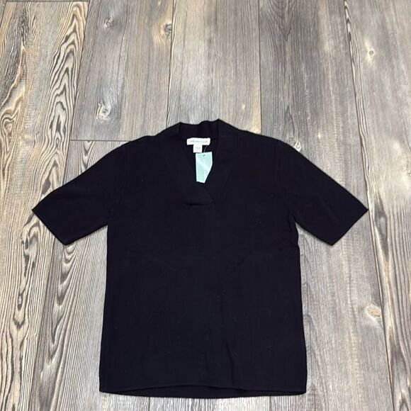 Coldwater Creek Black Shortsleeved sweater - Picture 1 of 6